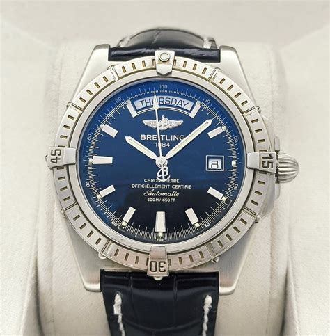 breitling windrider series headwind day-date a45355|Breitling a45355 price.